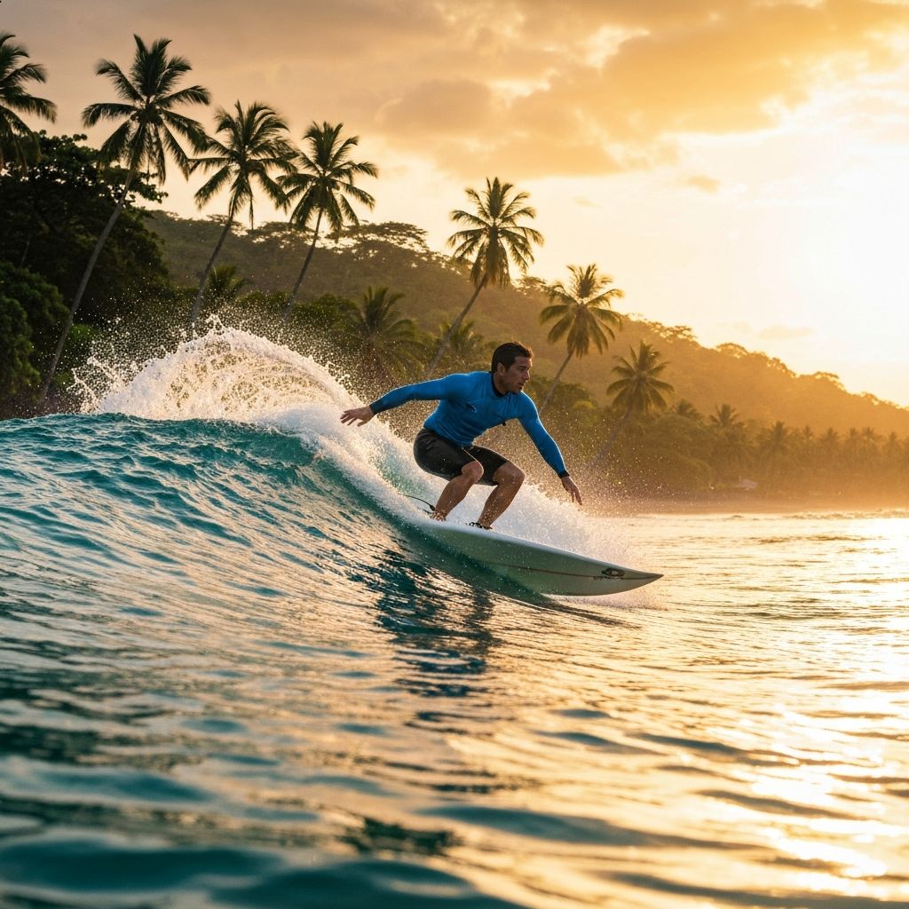 Surfing in Costa Rica