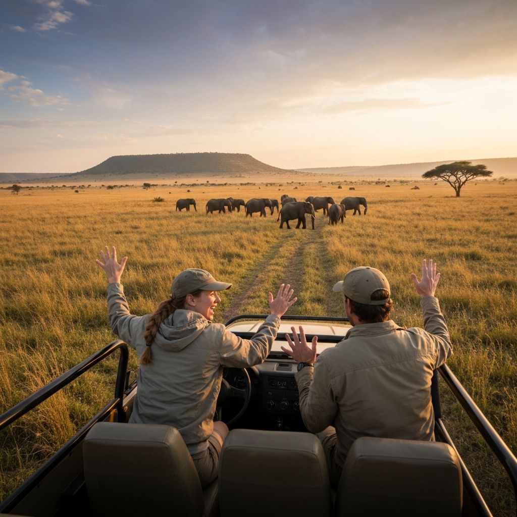 Safari adventure in Kenya